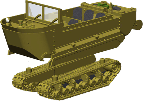 M29C-Water-Weasel-im-Einsatz-Modellbau
