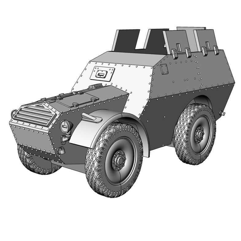 Fiat Spa AS-37 italienischer Geländewagen WWII