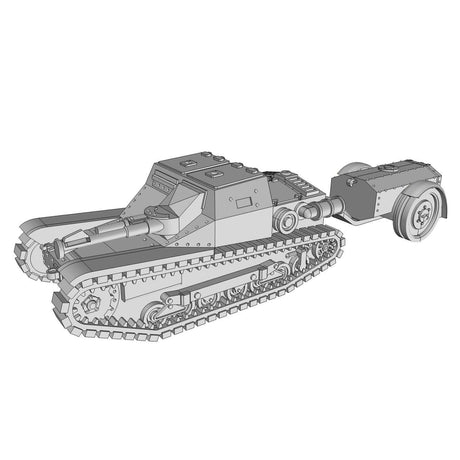 Carro Armato L35 L.F mit Flammenwerfer-Anhänger WWII