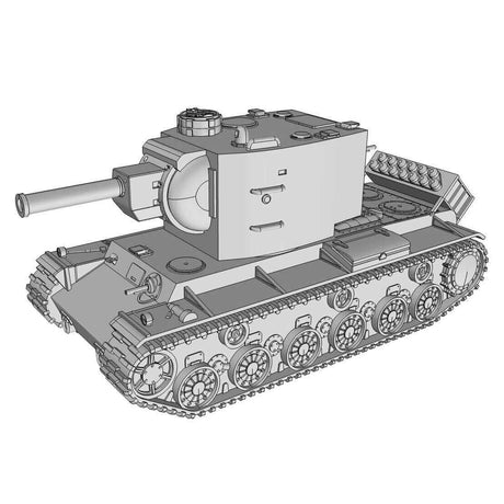 KV-II Pz.Kpfw. 754(r) deutscher Beutepanzer WWII
