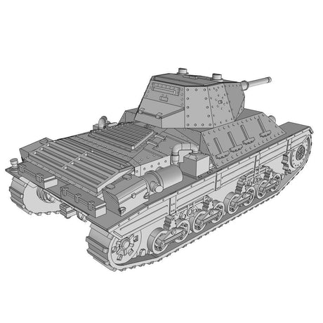 Italienischer P40 Panzer Modell für Tabletop