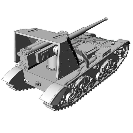 Italienischer Semovente 90-53 für Tabletop-Spiele