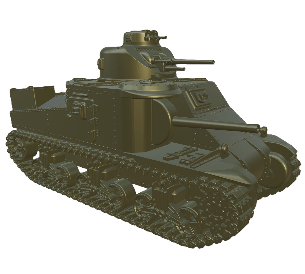 M3 Lee Medium Tank Miniaturmodell im Maßstab 1:56 für Tabletop-Spiele
