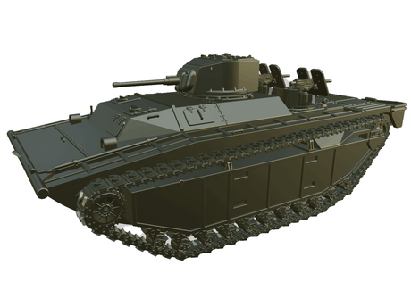 Amphibischer-Angriffstraktor-LVT(A)-1-Amtrac-Modell