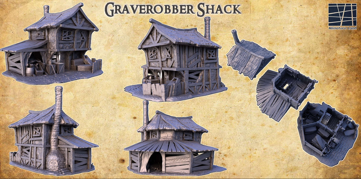 Robuste und atmosphärische Hütte für unheimliche Spielwelten
