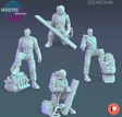 Red Planet - Human Worker (Medium) / Menschliche Arbeiter / Tabletop Miniaturfigur (Medium)