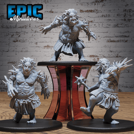 Gesamtansicht Dschungeltroll für Tabletop Miniaturen Sets