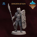 Knight of the Sun (Male) – Miniature (Set of 4) 28/32mm