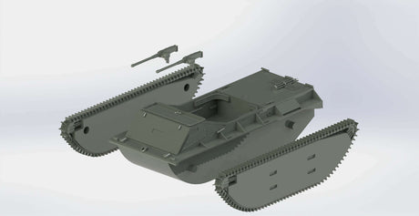 Amphibischer-LVT-1-Alligator-WWII-Modell