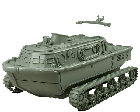 Amphibisches-Landwasserschlepper-Fahrzeug-WWII - Miniaturmodell