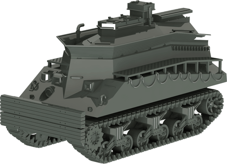 Sherman-BARV-M4A2-Modellbau-amphibisches-Bergungsfahrzeug