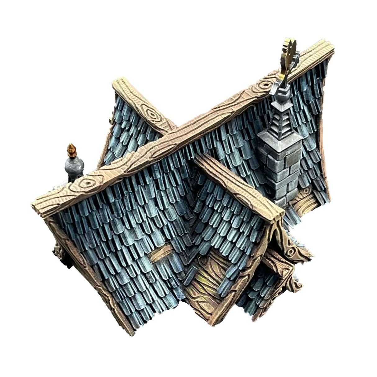 Detailreiche Innenausstattung des mittelalterlichen Cottages
