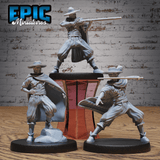 Gesamtansicht Musketier-Abenteurer für Tabletop Miniaturen Sets