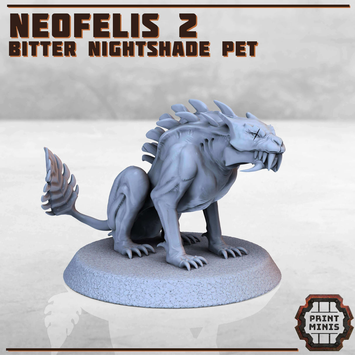 Tabletop-Miniatur Neofelis-Kreatur 2