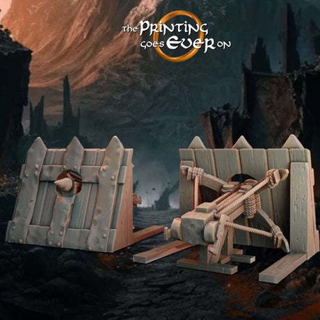 Orc Belagerungsarmbrust und Shield zusammengesetzt