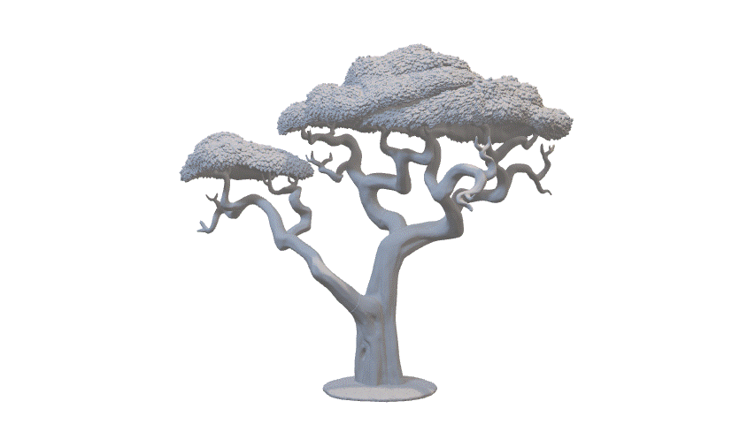 Realistische Riesen Akazie Miniatur für Tabletop-Terrain