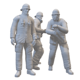 Feuerwehrmänner (Set) | 3 Miniaturfiguren aus dem 3D Druck