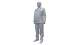 Realistische Pilotenfigur im 3D-Druck für Modellbau