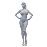 Handbemalbare Sommerfrau Miniatur für Modellbau-Dioramen