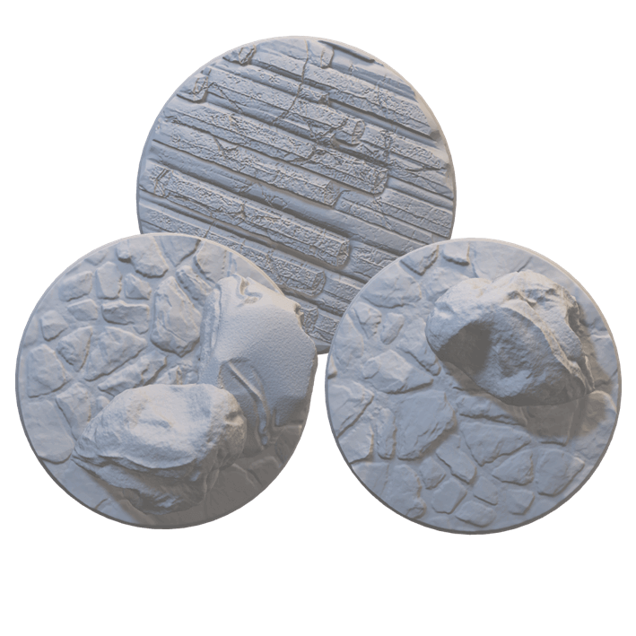 Detailansicht Bases der Bogenschütze (Tiger Folk) Miniaturfiguren