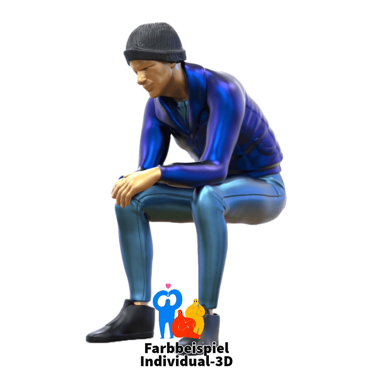 Ruhiger Zuschauer Figur - Miniatur für Dioramen