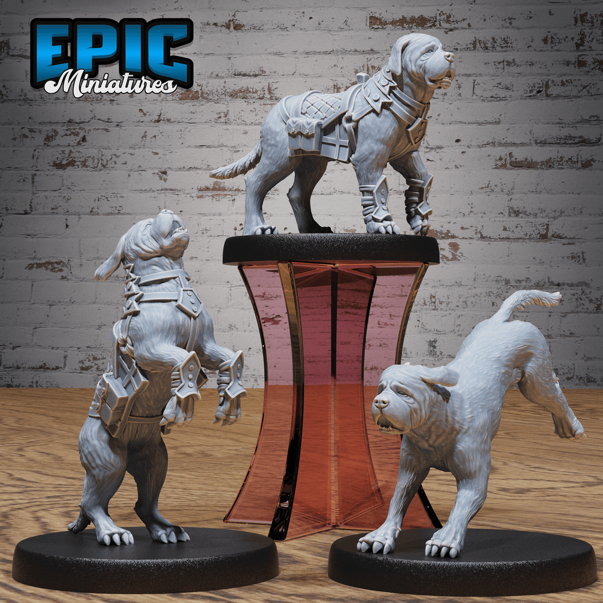 Gesamtansicht Raid Dog für Tabletop Miniaturen Sets