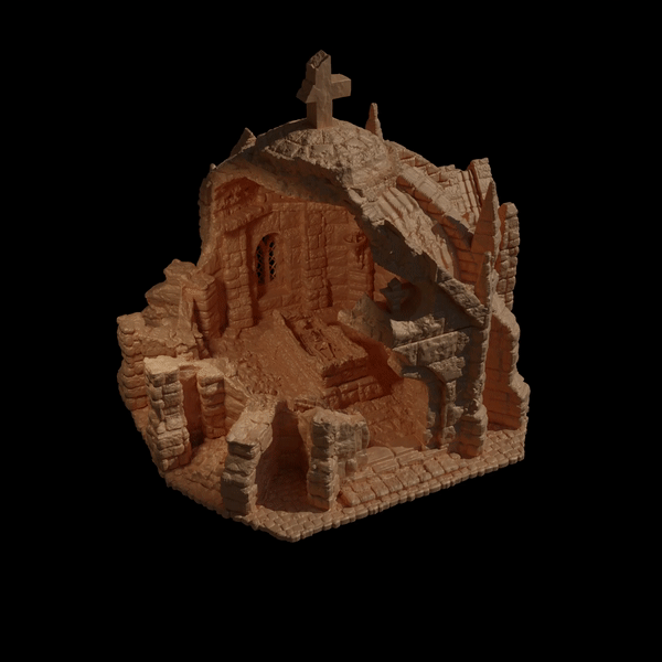 Mysteriöses Zerstörtes Mausoleum für diverse Tabletop-Spiele