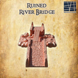Detailansicht der Zerstörten Flussbrücke von Miniatureland