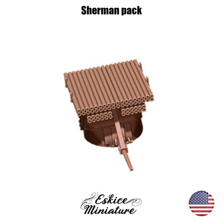 Pack de réservoir Sherman 28 mm | Etats-Unis