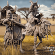 Chapter 38 - Detailreiche Tribal Warleader Set für Tabletop Spiele