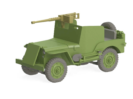 Amerikanischer Willys MB Jeep für Tabletop-Spiele