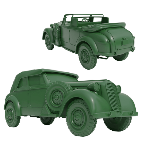 Alfa-Romeo-6C-2500-Coloniale-Wargame, offen und geschlossen