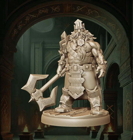 Zwergen-Krieger als Eliteeinheit für Kings of War

