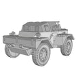 Daimler Dingo Mk II Modell 1:56, britisches Spähfahrzeug im Miniaturformat für WWII Tabletop Wargames.