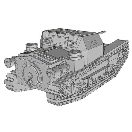 Italienischer L3/33 Panzer mit 20mm Kanone für Tabletop