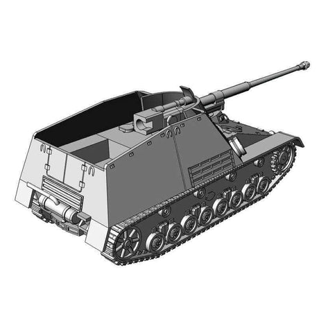 WWII Nashorn Panzerjäger Miniaturmodell