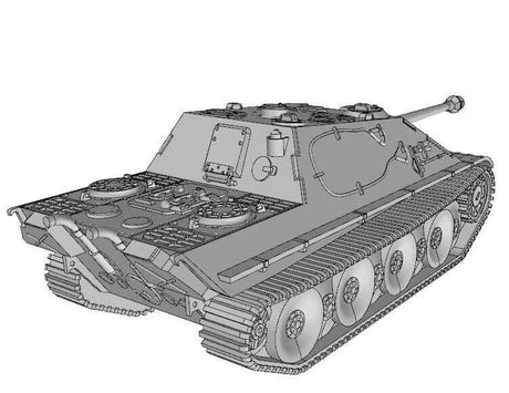 Detailgetreuer Panzerjäger Panther für Wargaming