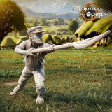 Tabletop-Halbling-Miniatur-mit-Forke