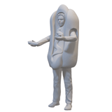 Miniaturfigur für Dioramen - Hotdockverkäufer im Kostüm