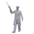 Miniaturfigur Gangster 20er Jahre Style - Unbemalt