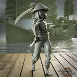 Pirate Swordsman Miniatur - Meisterhafte Tabletop Miniatur eines Piratenschwertkämpfers