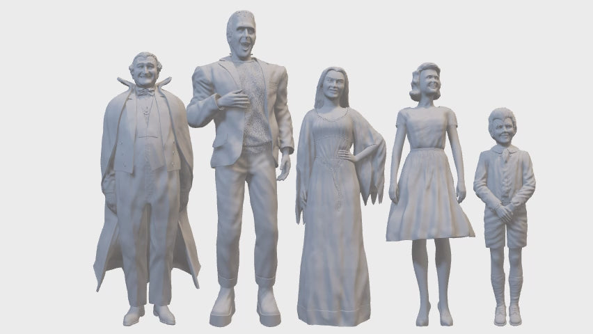 Helloween - The Monster Family Miniature Figure Set (5 figures)