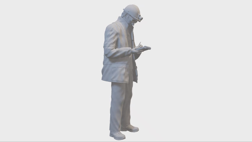360° - Ansicht Landvermesser 2-3 | Miniaturfiguren