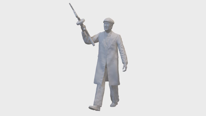 Hochwertige Miniaturfigur im 20er Jahre Gangsterlook