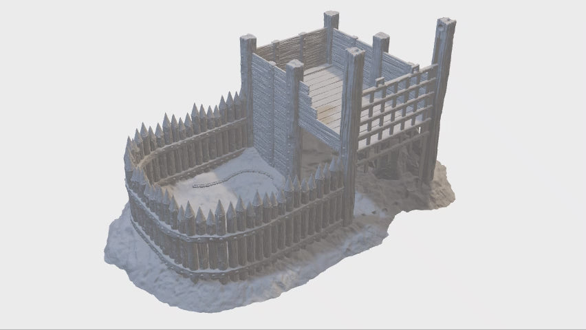 28mm heroic scale 'Troll Cage' Terrain für Tabletop-Spiele, hergestellt in Deutschland