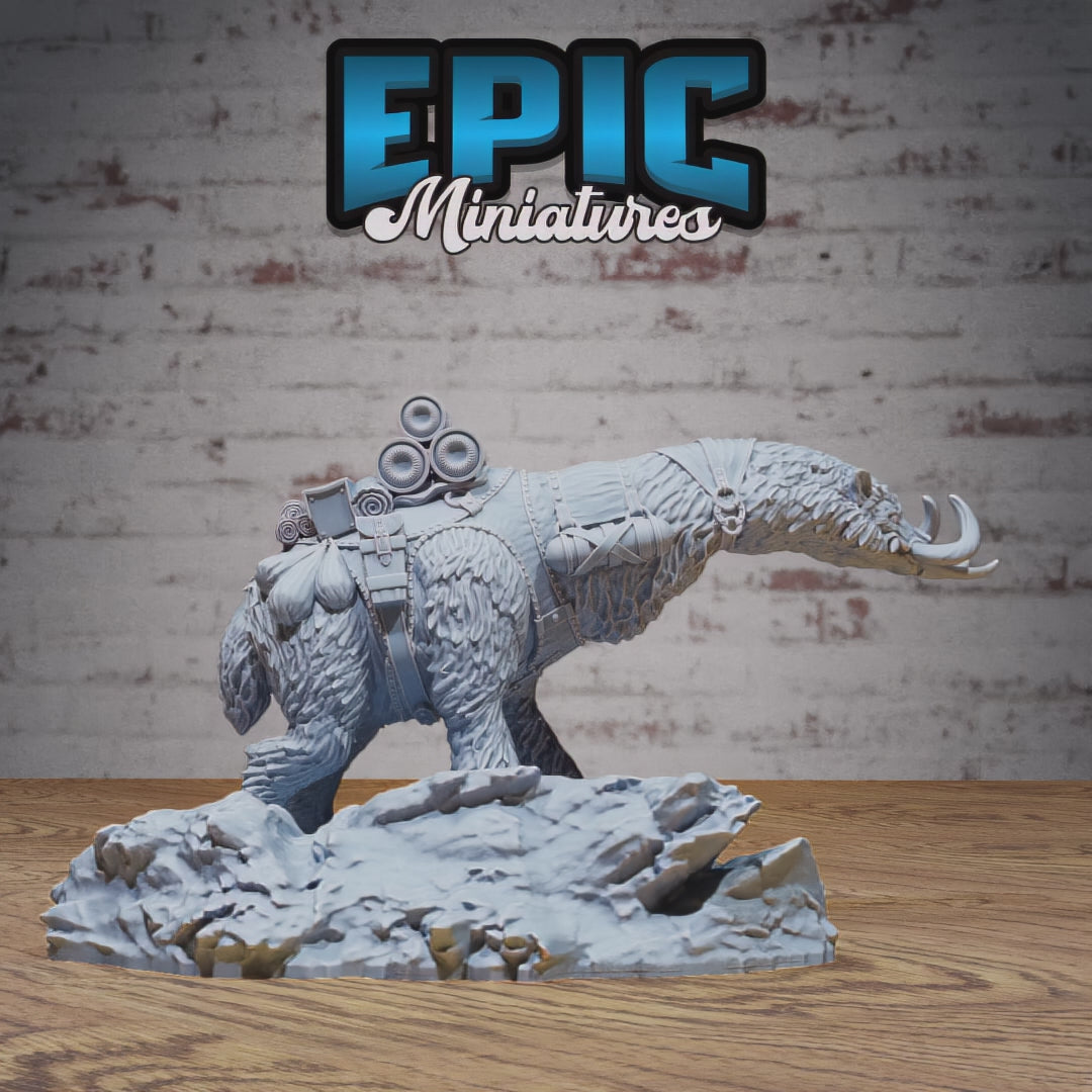 360° - Riesigen Faultier Reittiers: Eine einzigartige Ergänzung für Deine Tabletop Spiele-Kollektion