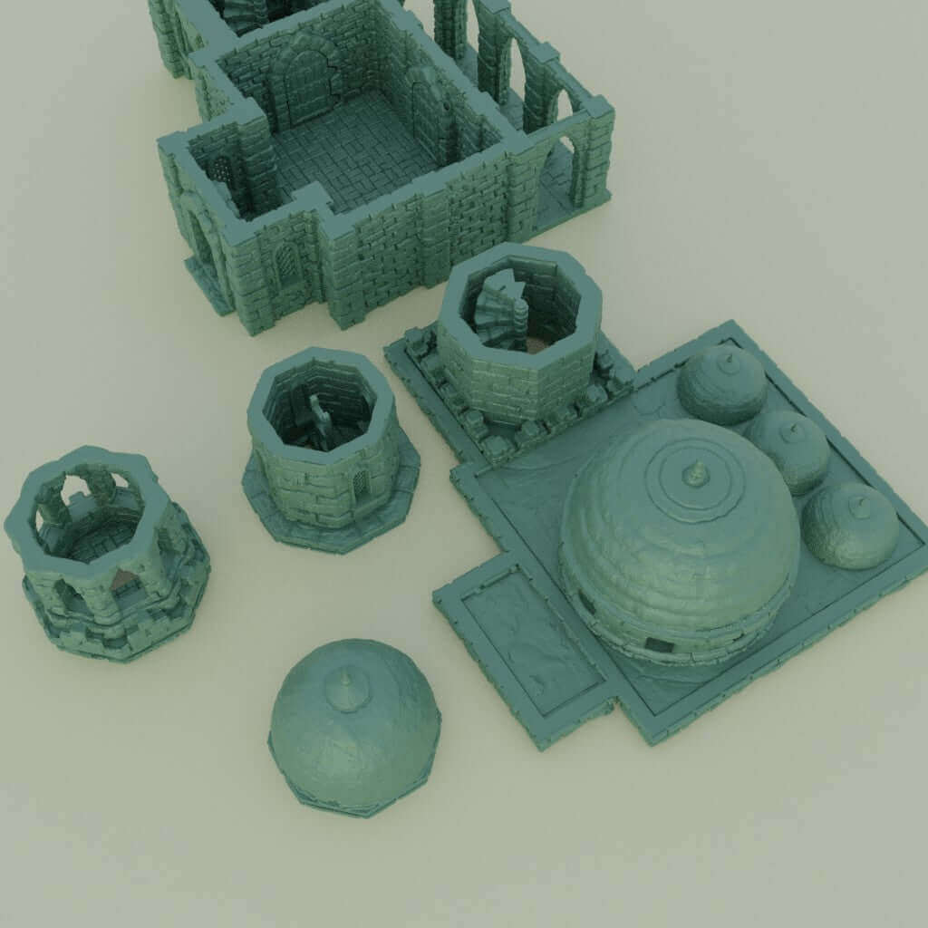 Exotisches Minarett für verschiedene Tabletop-Spiele, Designed von Miniature Land