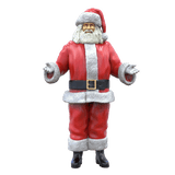 DIY Weihnachtsmann-Miniatur zum Selbstbemalen, ideale Ergänzung für Feiertagsdekorationen und kreative Projekte