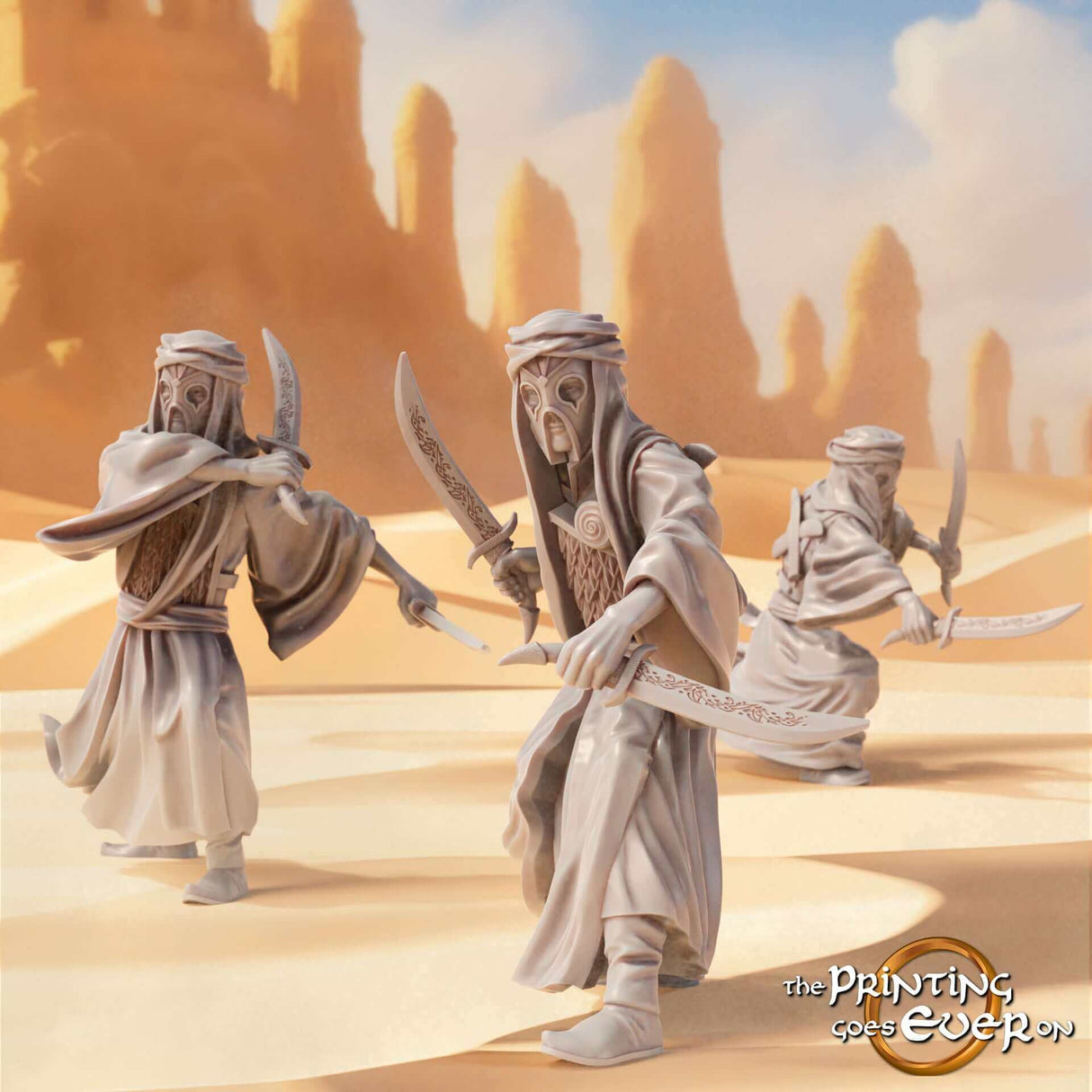 Serpent Cultists Set - 3 Miniaturen für fesselnde Tabletop-Spiele
