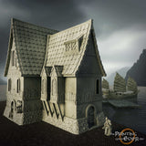 Individuell bemalbares Tavernen-Modell für 28mm Heroic Tabletop-Spiele